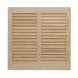 Traditional Authentic Wood Bahama/Bermuda Open Louver Shutters