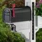 Personalized Vertical Cast Aluminum Address Plaque for Mayne Mailbox Posts