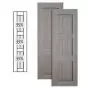 Custom Vinyl Country Style Shutters w/ Double Mullion