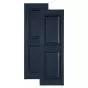 Made to Measure Raised Panel Exterior Vinyl Shutters