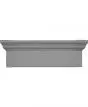 73 5/8"W x 9"H Flat Panel Crosshead, Fade-Resistant Vinyl