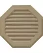 22"W x 22"H Octagon Gable Vent Louver, 54 Sq. Inch Vent Area