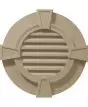 30"W x 30"H Round Gable Vent Louver with Keystones