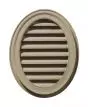 21"W x 27"H Oval Gable Vent Louver, 57 Sq. Inch Vent Area