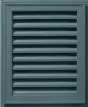 18"W x 24"H Rectangle Gable Vent Louver, 140 Sq. Inch Vent Area