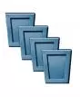 4"W x 4 1/2"H Gable Vent Keystone, (4/pack)