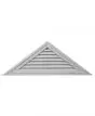 23"H x 56"W Triangle Gable Vent Louver, 10/12 Pitch, 89 Sq. Inch Vent Area