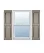 MID-AMERICA Standard Size Premium Williamsburg Double Panel Shutters, w/Installation Shutter-Lok's
