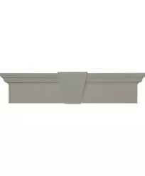 33 5/8"W x 6"H Flat Panel Crosshead, Fade-Resistant Vinyl