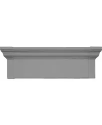 37 5/8"W x 9"H Flat Panel Crosshead, Fade-Resistant Vinyl