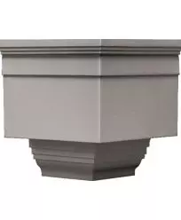 6 5/16 in. W x 6 15/16 in. H Outside Corner, Fade-Resistant Vinyl