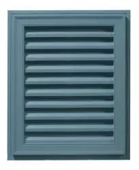 12"W x 12"H Square Gable Vent Louver, 38 Sq. Inch Vent Area