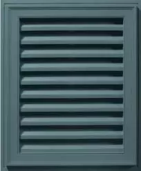 18"W x 24"H Rectangle Gable Vent Louver, 140 Sq. Inch Vent Area