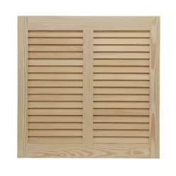 Traditional Authentic Wood Bahama/Bermuda Open Louver Shutters