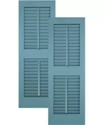 Wilmington Style, Atlantic Architectural Louver, Faux Tilt Rod
