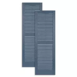 Standard Louver Vinyl Shutters