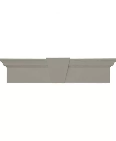 33 5/8"W x 6"H Flat Panel Crosshead, Fade-Resistant Vinyl