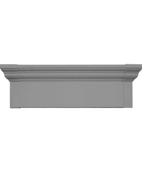 73 5/8"W x 9"H Flat Panel Crosshead, Fade-Resistant Vinyl