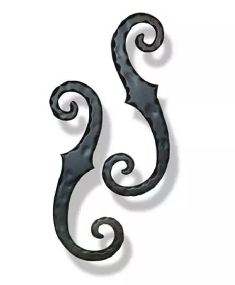 Large Scroll Tieback with Lag