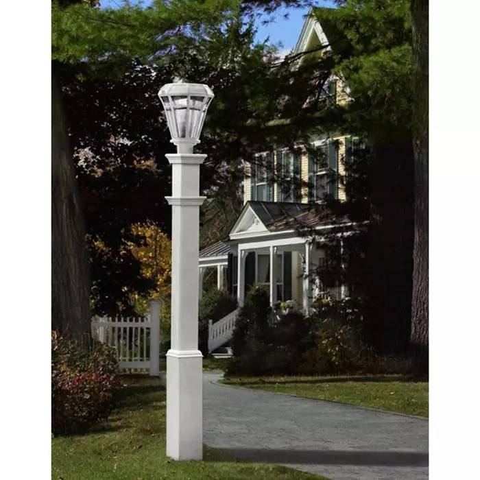 New England Arbors Sturbridge Lamp, Cedar Lamp Posts Maine
