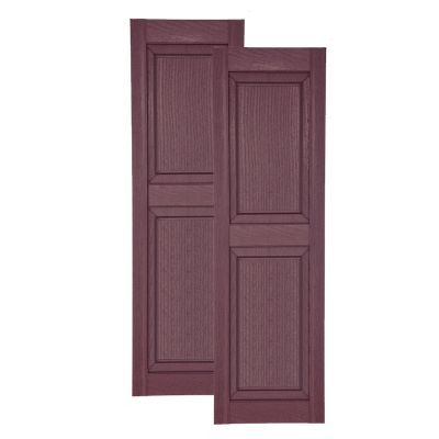 Vinyl Raised Panel Shutters