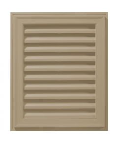 12"W x 18"H Classic Rectangle Gable Vent Louver, 49 Sq. Inch Vent Area