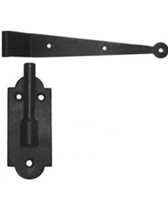 12" Strap Hinge and Pintel w/ 1/2" Offset