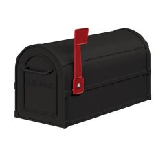 7 1/2"W x 9 1/2"H x 20 1/2"D, Heavy Duty Rural Mailbox