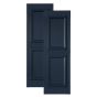 Made to Measure Raised Panel Exterior Vinyl Shutters