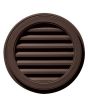 22"W x 22"H Round Gable Vent Louver, 50 Sq. Inch Vent Area