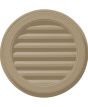 36"W x 36"H Round Gable Vent Louver, 140 Sq. Inch Vent Area