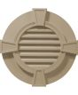 30"W x 30"H Round Gable Vent Louver with Keystones