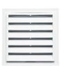12"W x 18"H Classic Rectangle Gable Vent Louver, 001 - White (5/pack)