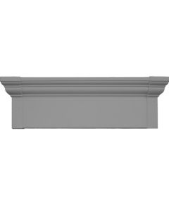 37 5/8"W x 9"H Flat Panel Crosshead, Fade-Resistant Vinyl