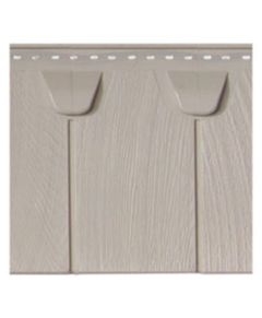 6"W x 60"L Transitional Sawn Cedar Shingle Finish, (10 panels)