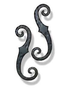 Large Scroll Tieback with Lag