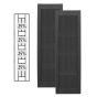 Custom Framed Closed Board & Batten Vinyl Shutters w/ Triple Mullion