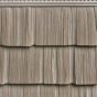 10"W x 62 1/2"L Exposure, Vinyl Staggered Split Shakes, (23 Panels/Ctn. = 100 Sq. Feet)