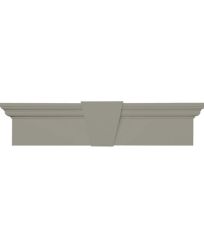 33 5/8"W x 6"H Flat Panel Crosshead, Fade-Resistant Vinyl