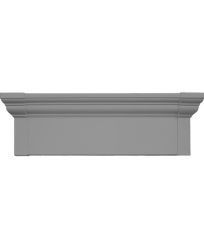 33 5/8"W x 9"H Flat Panel Crosshead, Fade-Resistant Vinyl