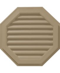 22"W x 22"H Octagon Gable Vent Louver, 54 Sq. Inch Vent Area