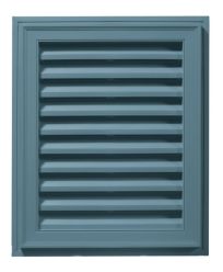 12"W x 12"H Square Gable Vent Louver, 38 Sq. Inch Vent Area