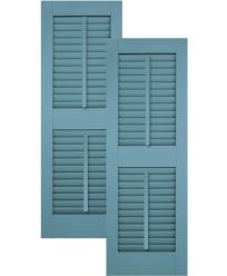 Wilmington Style, Atlantic Architectural Louver, Faux Tilt Rod
