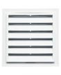 12"W x 18"H Classic Rectangle Gable Vent Louver, 001 - White (5/pack)