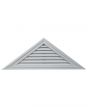 26"H x 56"W Triangle Gable Vent Louver, 11/12 Pitch, 96 Sq. Inch Vent Area