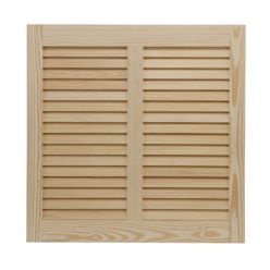 Traditional Authentic Wood Bahama/Bermuda Open Louver Shutters
