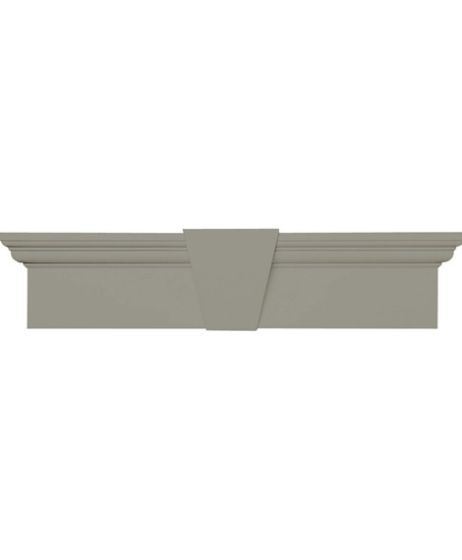 43 5/8"W x 6"H Flat Panel Crosshead, Fade-Resistant Vinyl