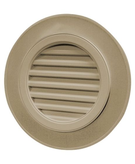 28"W x 28"H Round Gable Vent Louver