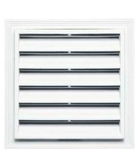 12"W x 18"H Classic Rectangle Gable Vent Louver, 001 - White (5/pack)