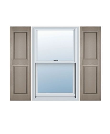 MID-AMERICA Standard Size Premium Williamsburg Double Panel Shutters, w/Installation Shutter-Lok's